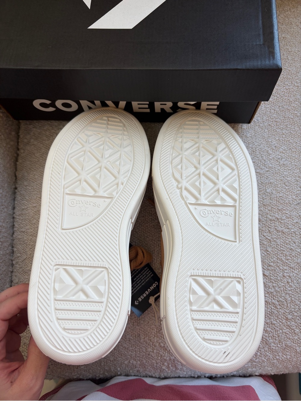 Converse Women’s Platform Low-Top Sneaker in Tan - Picture 3 of 4